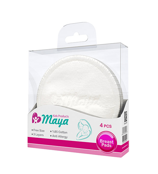 پد سينه قابل شستشو بسته 4عددي