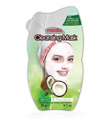 ماسک پیل آف صورت نعناع و نارگیل