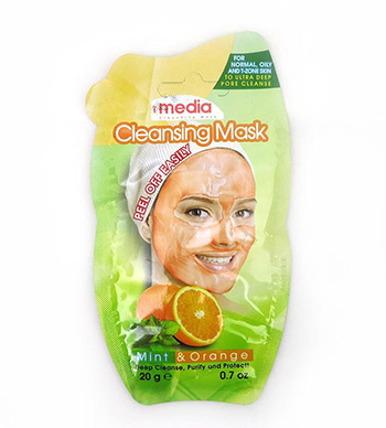 ماسک پیل آف صورت نعناع و پرتقال