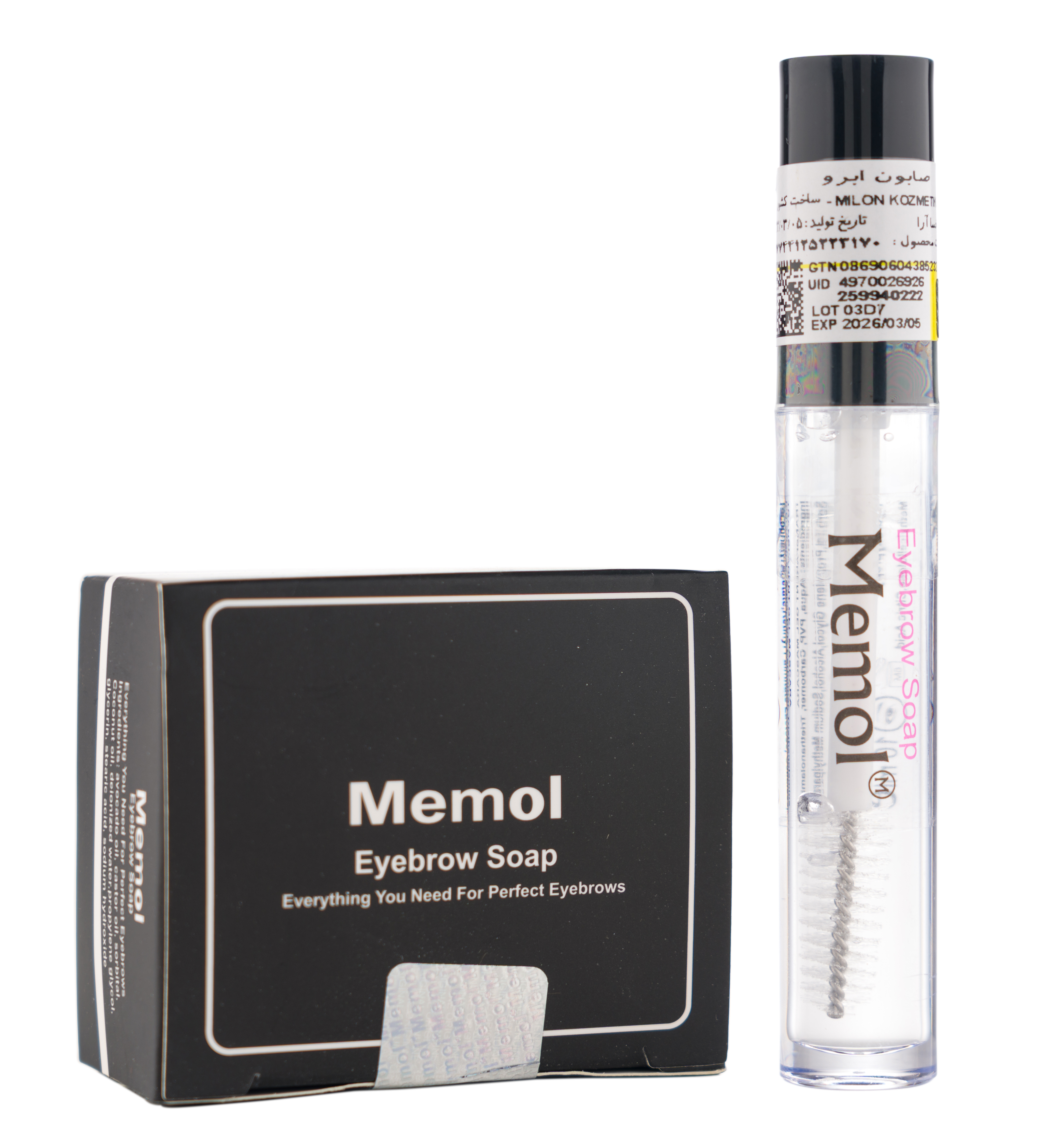 پک صابون ابرو تقویت کننده همراه با فرچه مناسب و ژل ابرو