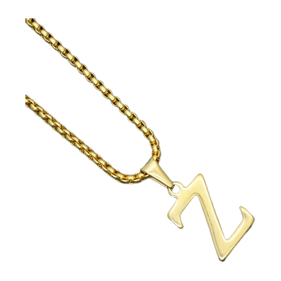 گردنبند مردانه طرح حرف Z کد h025