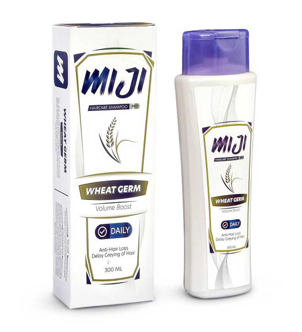 شامپو روزانه حجم دهنده مو جوانه گندم حجم 300 میل