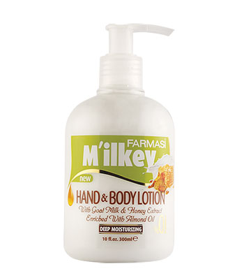 لوسیون دست و بدن شیر و عسل