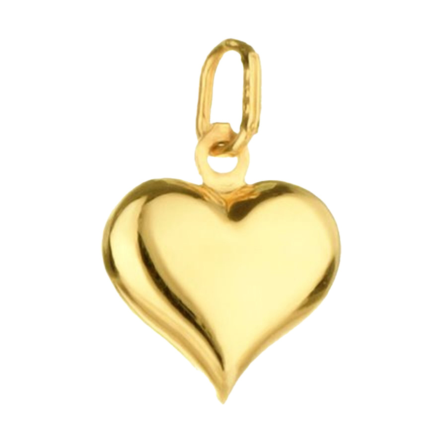 پلاک طلا 18عیار مدل قلب2