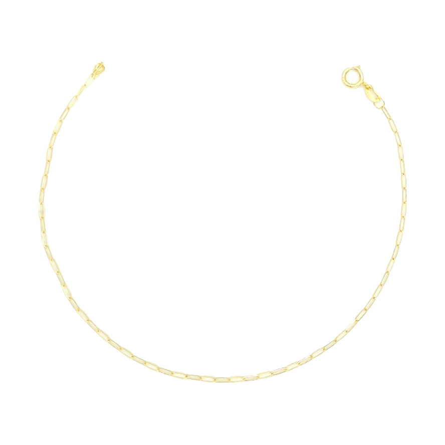 دستبند طلا 18 عیار مدل پیپرلینک