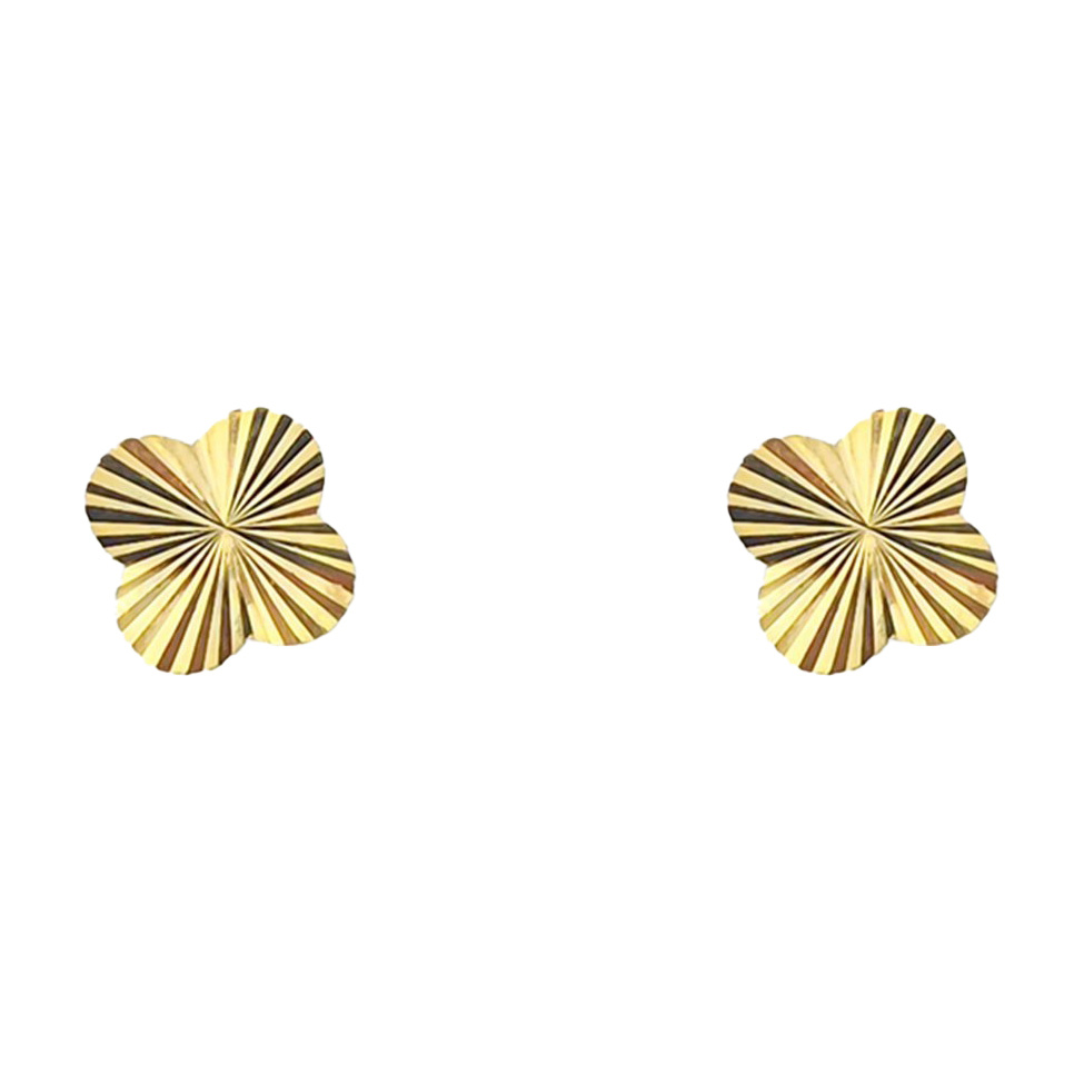 گوشواره طلا 18 عیار مدل ون کلیف3