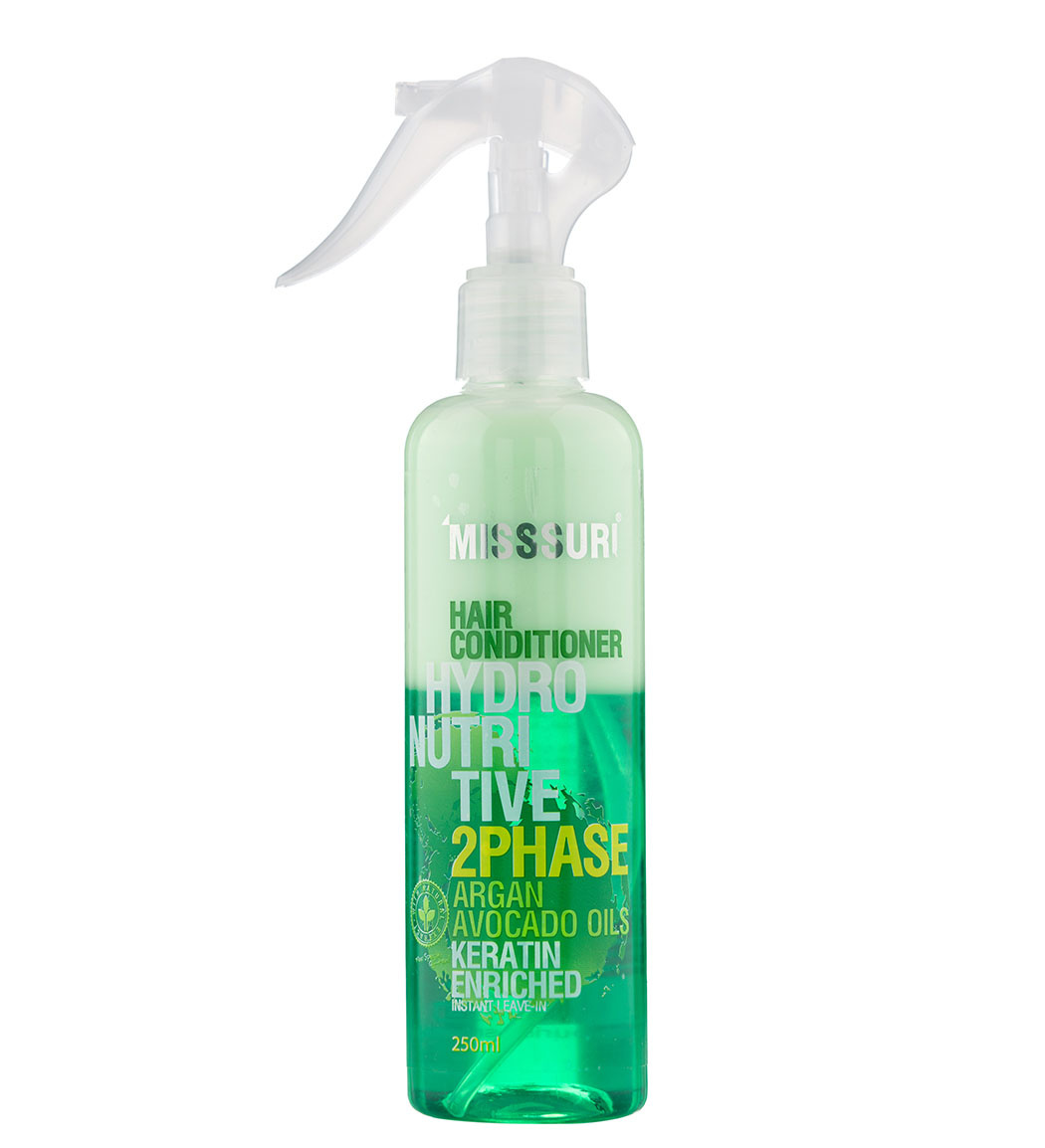 اسپری دو فاز مرطوب کننده مو حاوی روغن آرگان و آووکادو حجم 250 میل