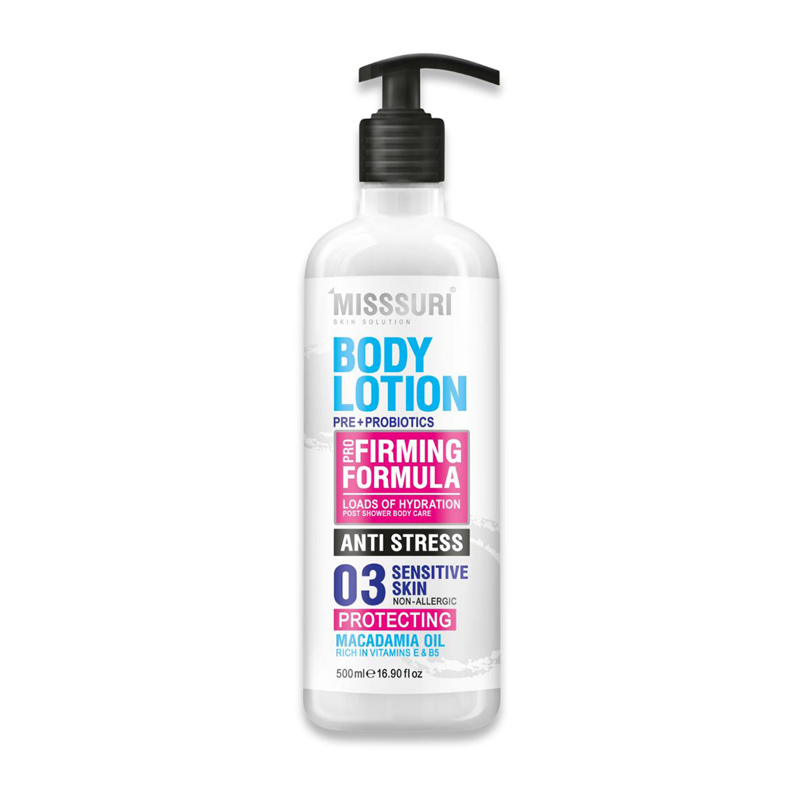 لوسیون بدن مناسب پوست حساس حجم 500 میلی لیتر