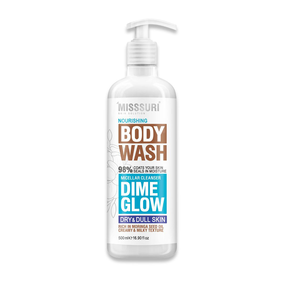 شامپو بدن مناسب پوست خشک حجم 500 میلی لیتر