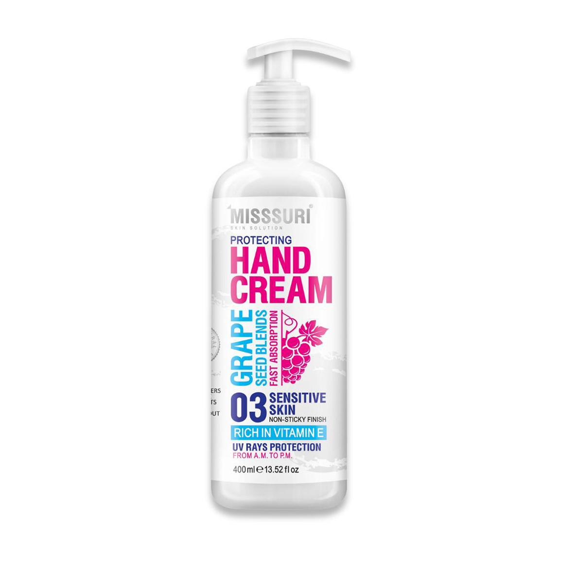 کرم مرطوب کننده دست مناسب پوست حساس حجم 400 میلی لیتر