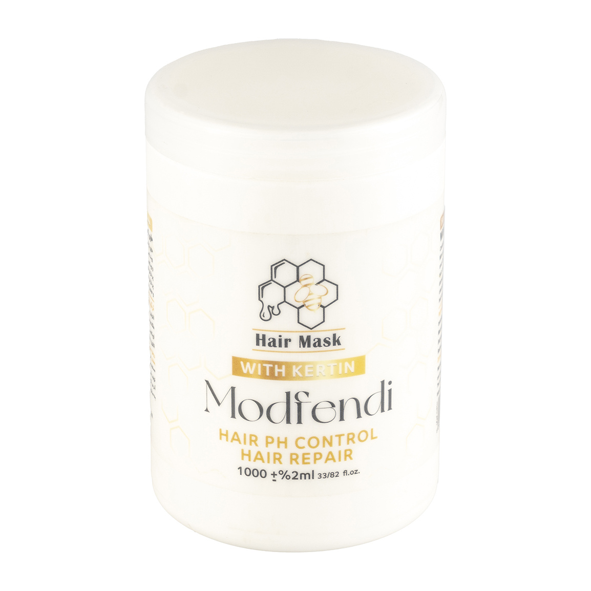 ماسک مو با آبکشی حاوی کراتین و عصاره عسل مناسب مو خشک حجم 1000 میلی لیتر