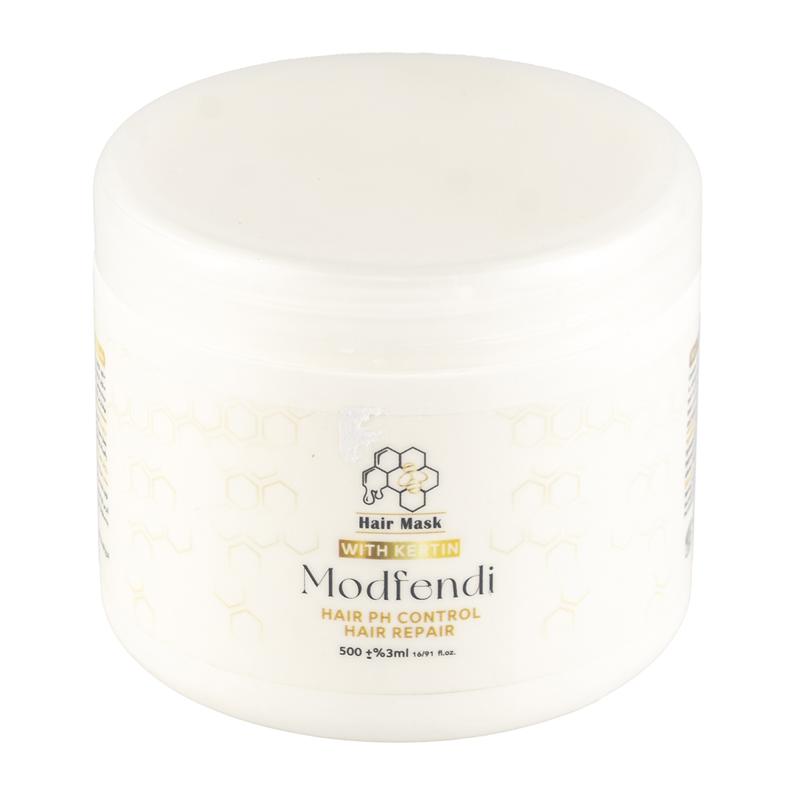 ماسک مو با آبکشی حاوی کراتین و عصاره عسل مناسب مو خشک حجم 500 میلی لیتر