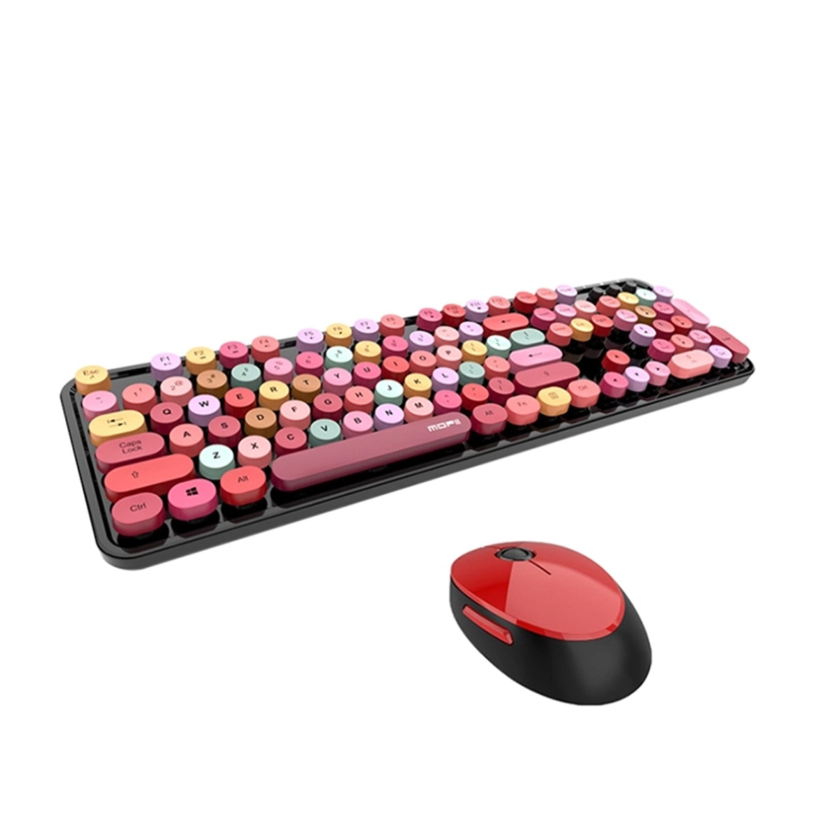 ماوس و کیبورد بی سیم مدل Sweet Colorful