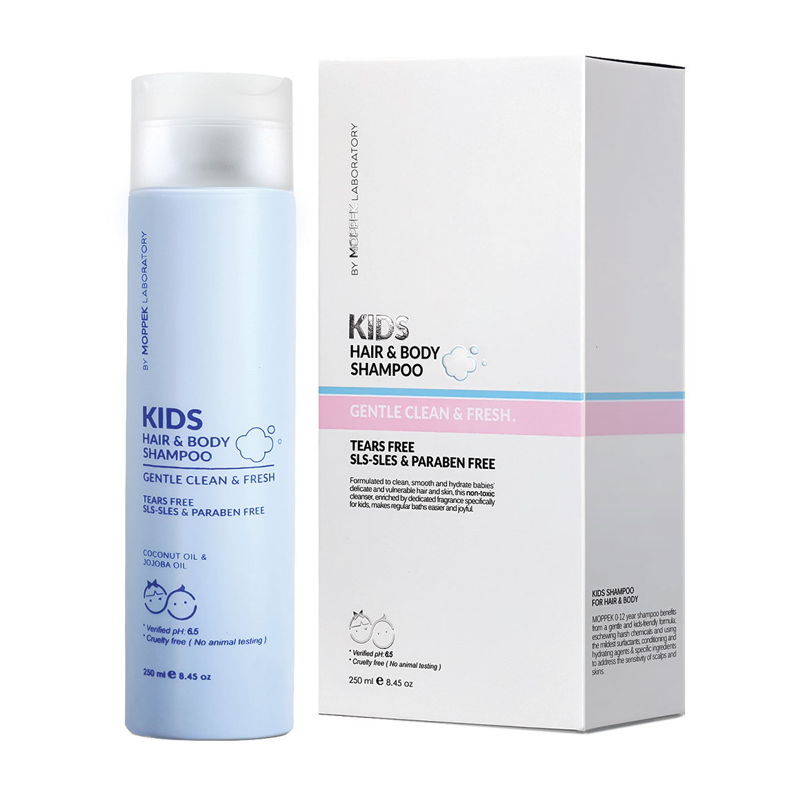 شامپو سر و بدن کودک فاقد سولفات حجم 250 میلی لیتر