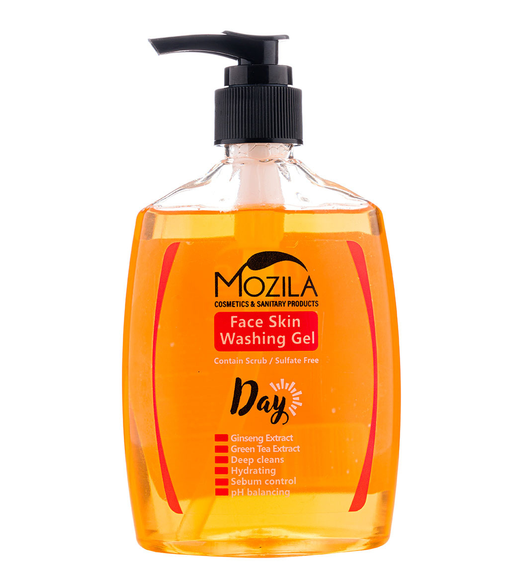 ژل شست و شو صورت  فاقد سولفات مناسب روز حاوی عصاره جینسینگ و چای سبز 300 میل