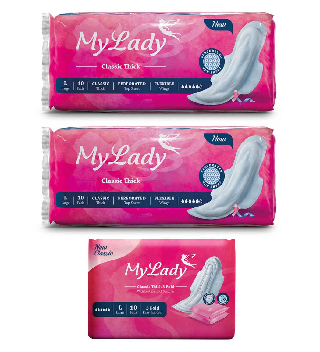 پک نوار بهداشتی مشبک 3 عددی کلاسیک و نیو کلاسیک