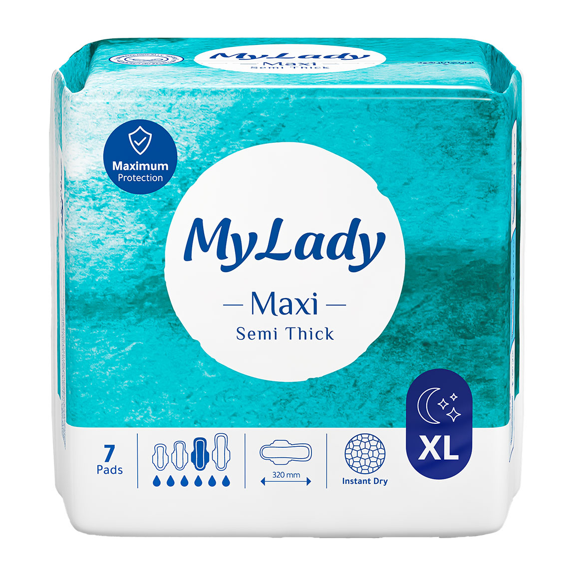 نوار بهداشتی نیمه ضخیم مکسی سایز خیلی بزرگ 7 عددی