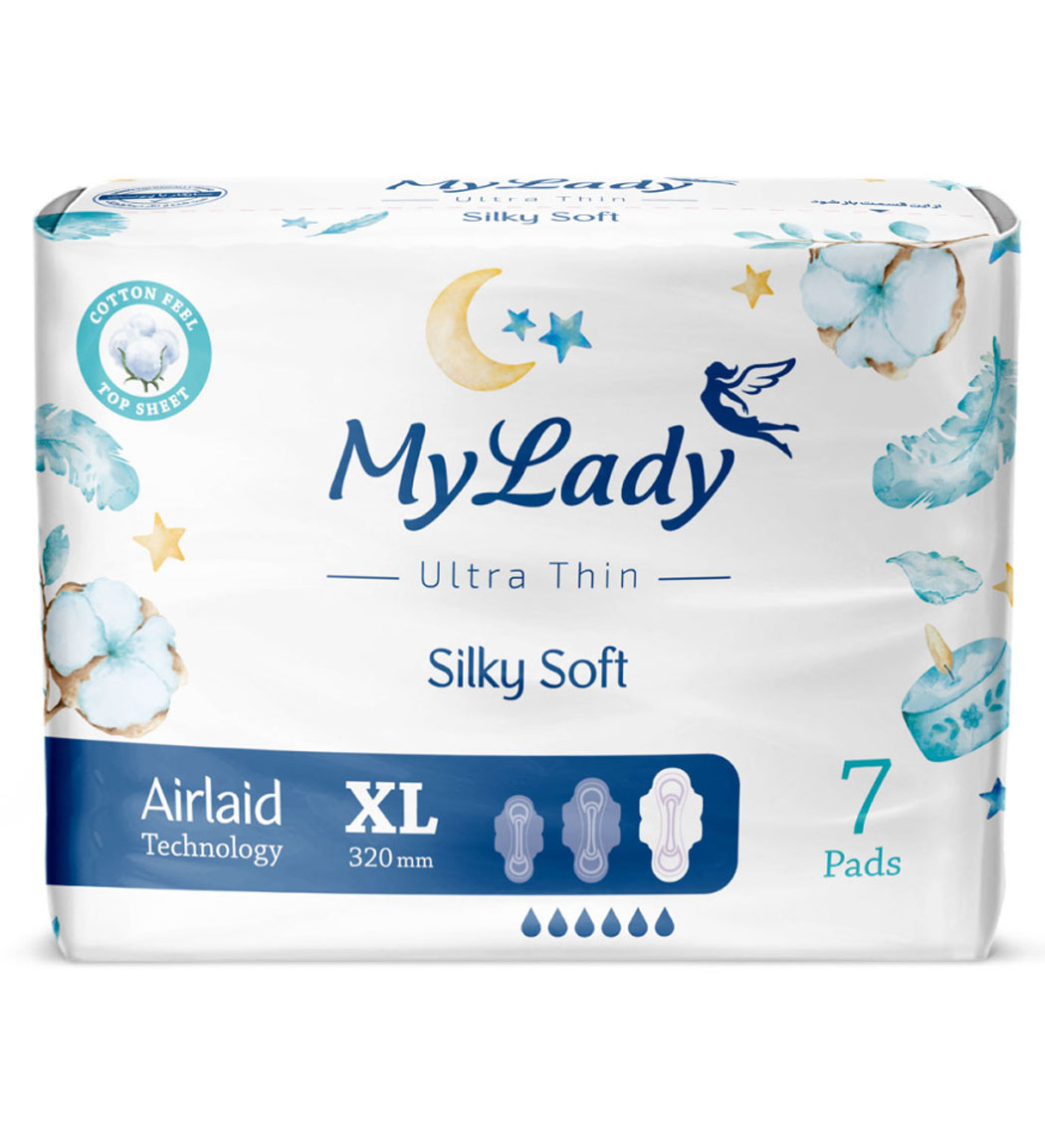 پک 5 عددی نواربهداشتی اولترا مدل به نرمی ابریشم سایز خیلی بزرگ 7عددی