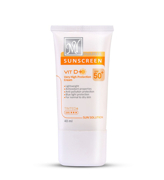 کرم ضد آفتاب SPF50 سان سلوشن مناسب انواع پوست رنگی 40میل