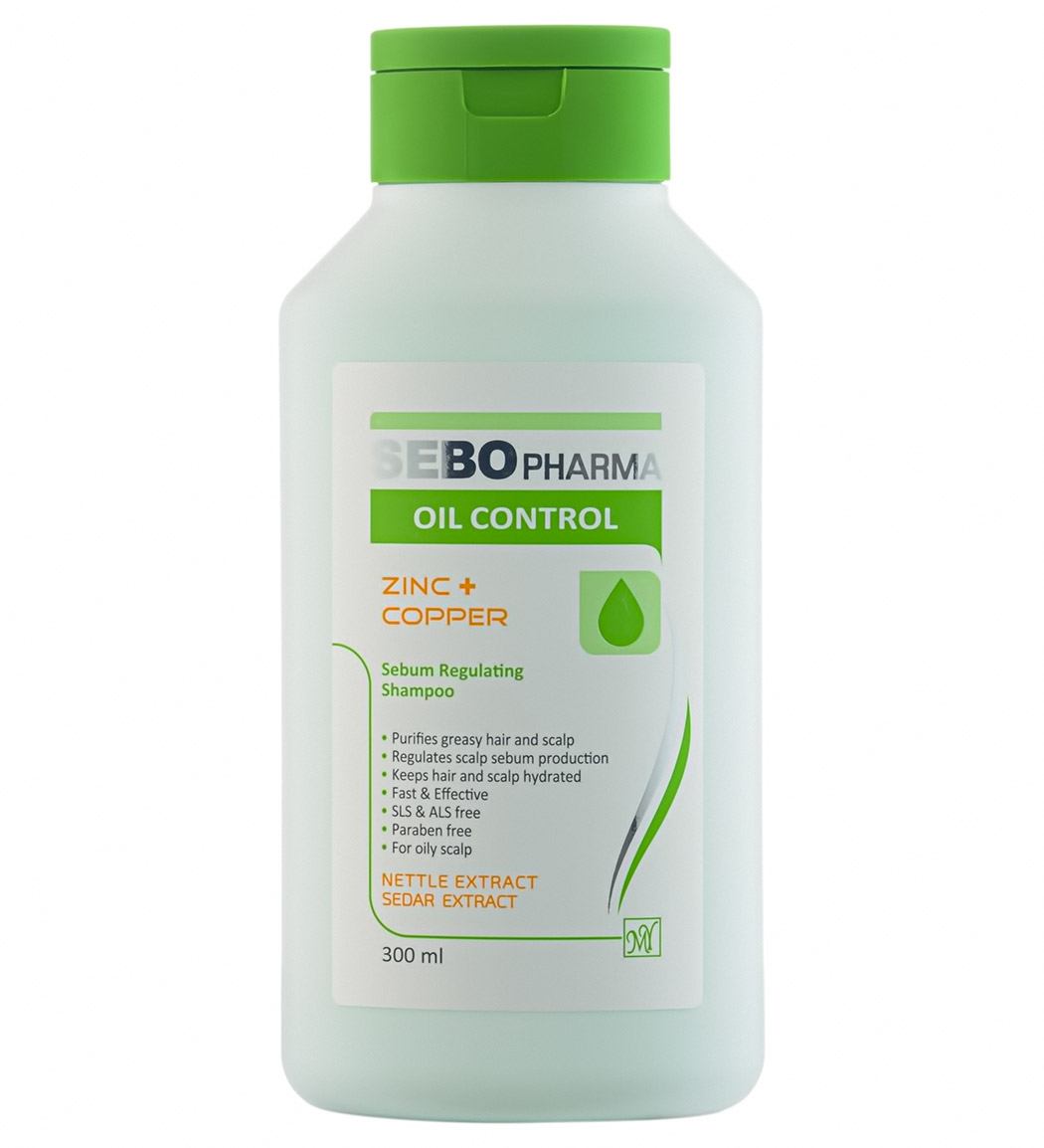 شامپو متعادل کننده چربی مو سبو فارما حجم 300میل