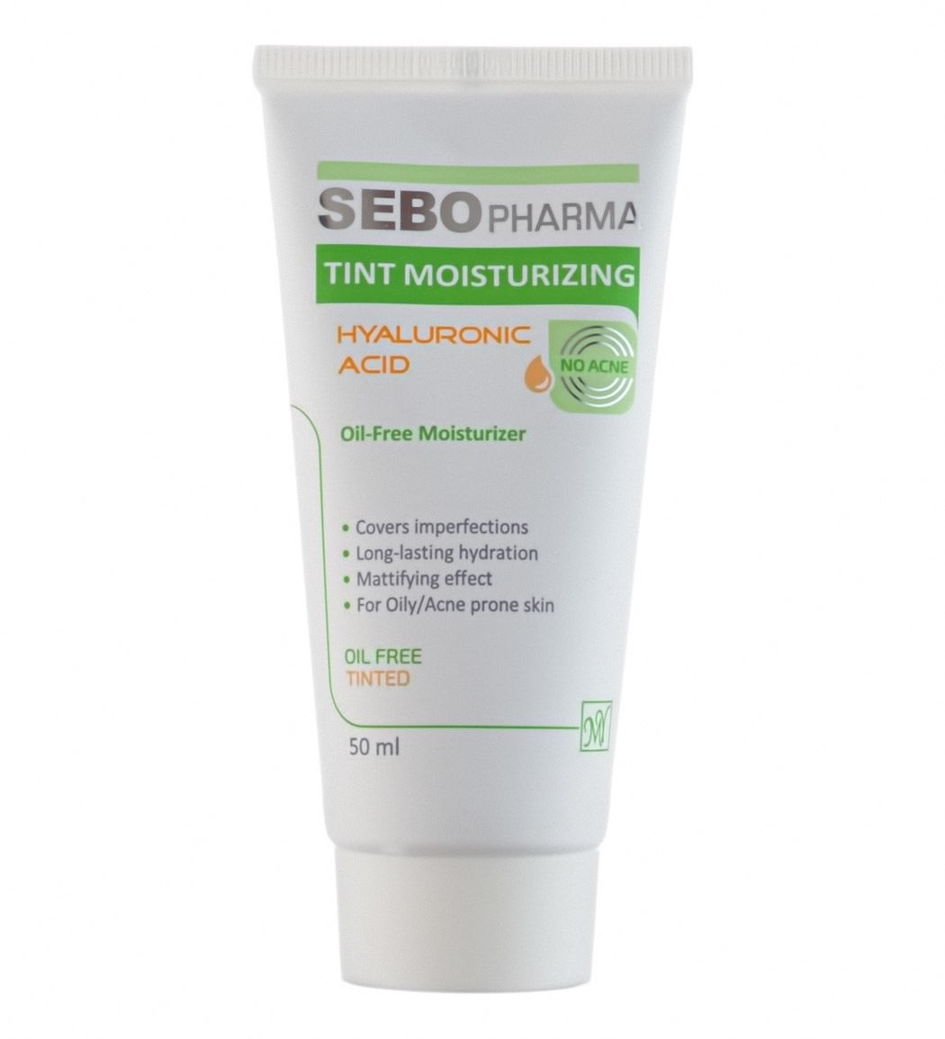 کرم مرطوب کننده تیوپی رنگی سبو فارما مناسب پوست چرب 50میل