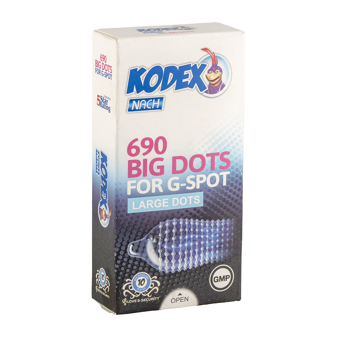 کاندوم 10 عددی خاردار مدل بیگ داتس