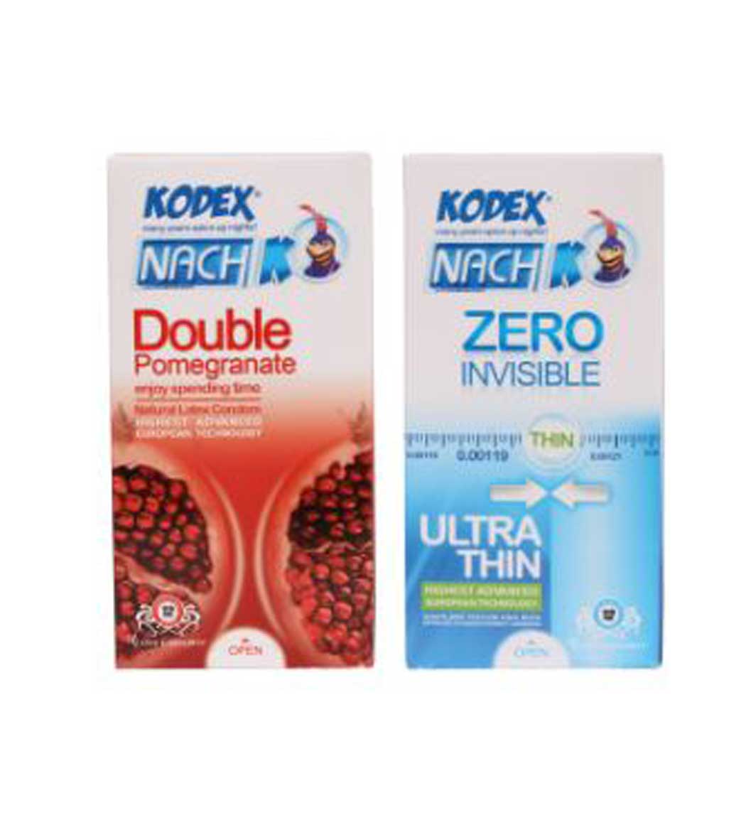 کاندوم مدل Double Pomegranate به همراه کاندوم مدل ZeroInvisible