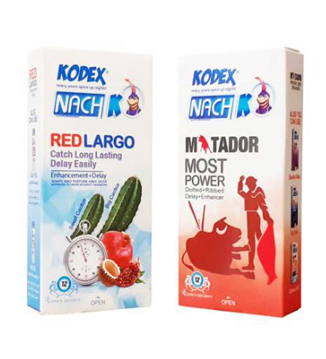 کاندوم مدل Matador بسته 12 عددی به همراه کاندوم مدل Red largo