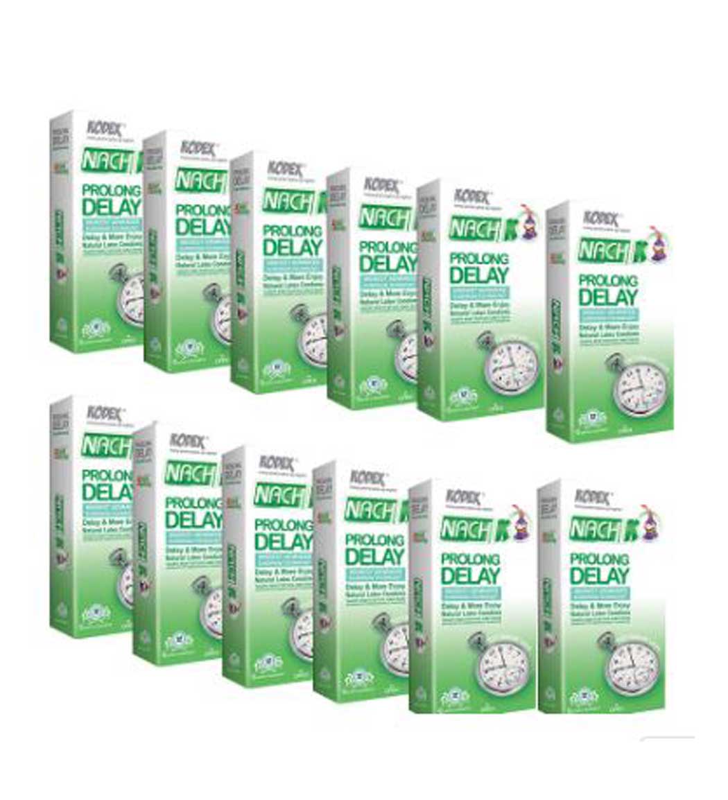 کاندوم 12 عددی مدل Prolong Delay مجموعه 12 عددی