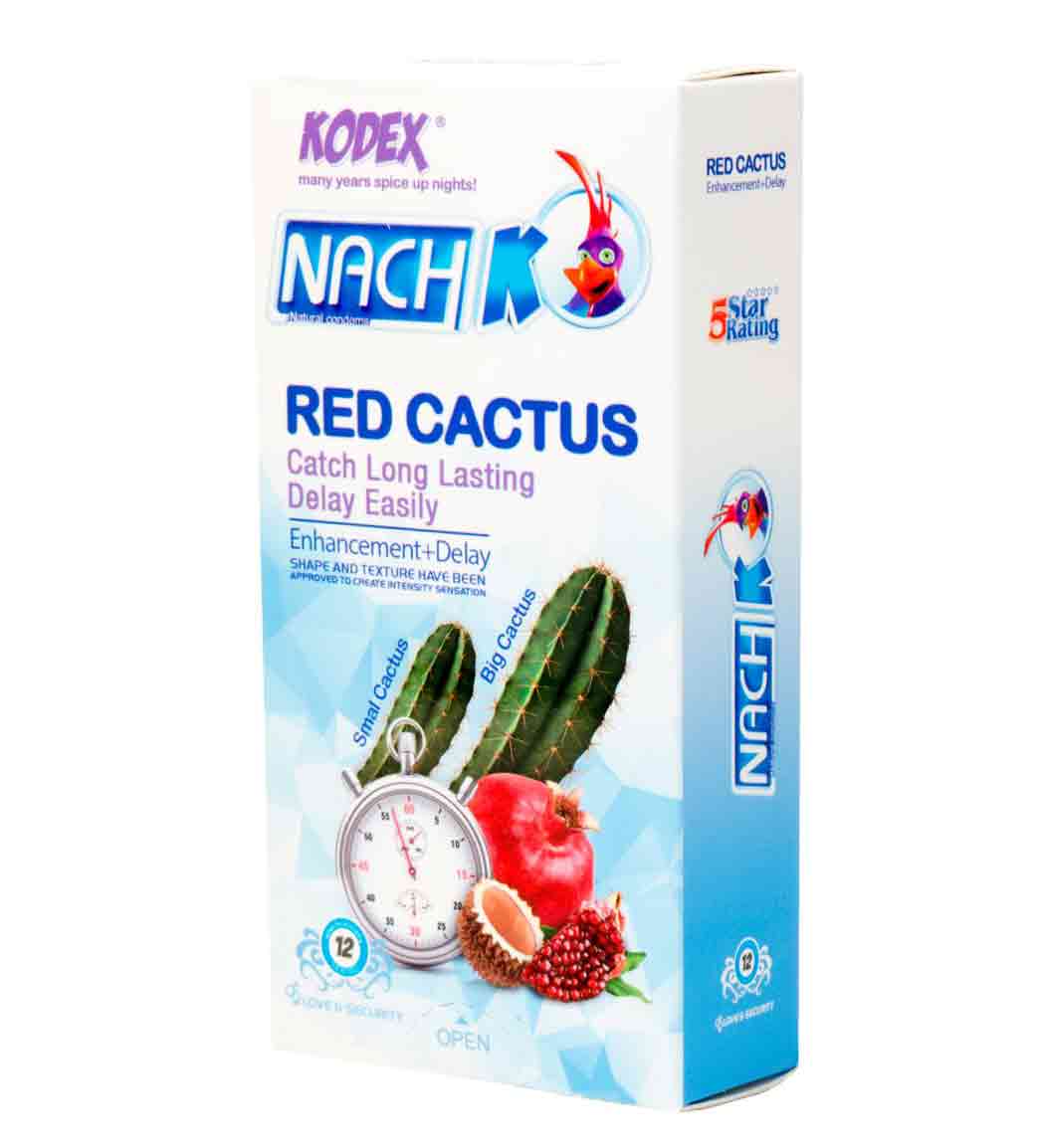 کاندوم 12 عددی تاخیری مدل رد کاکتوس