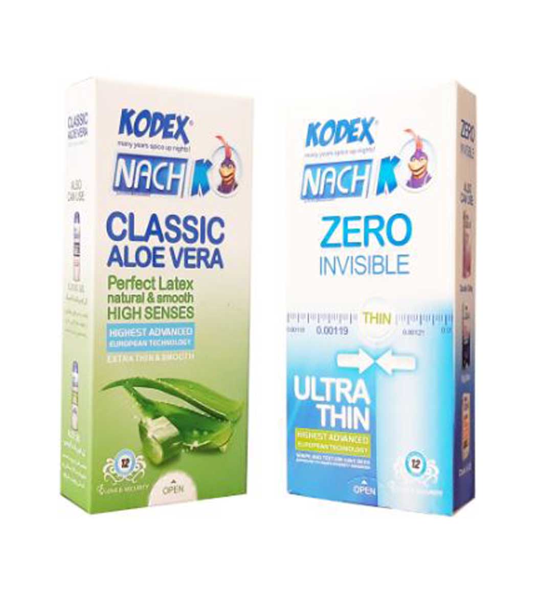 کاندوم مدل Zero Invisible بسته 12 عددی به همراه کاندوم مدل Classic Aloe Vera