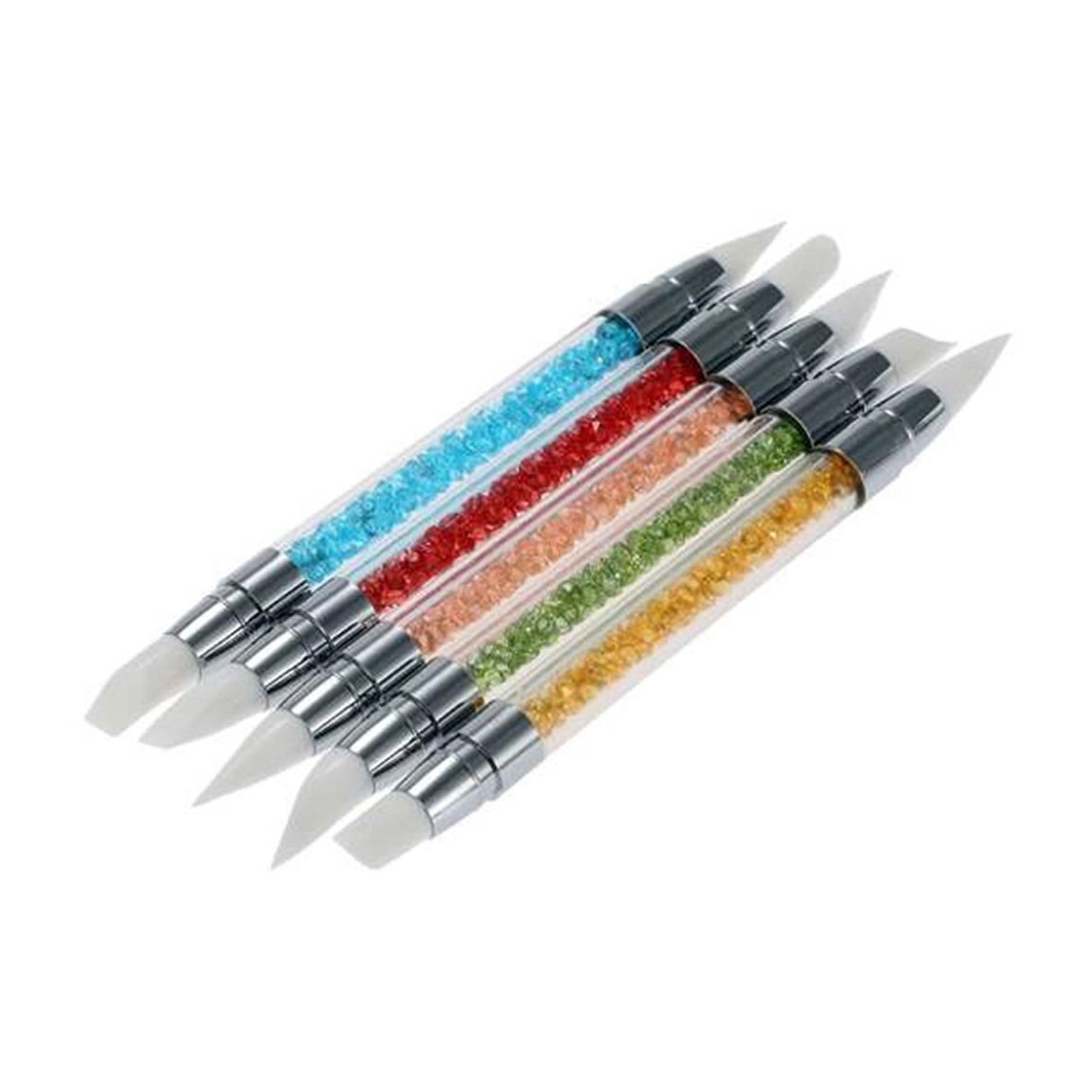 قلم طراحی ناخن سیلیکونی مدل 74406 بسته 5 عددی