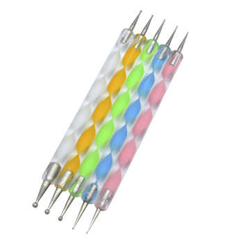 پک قلم طراحی ناخن مدل داتینگ