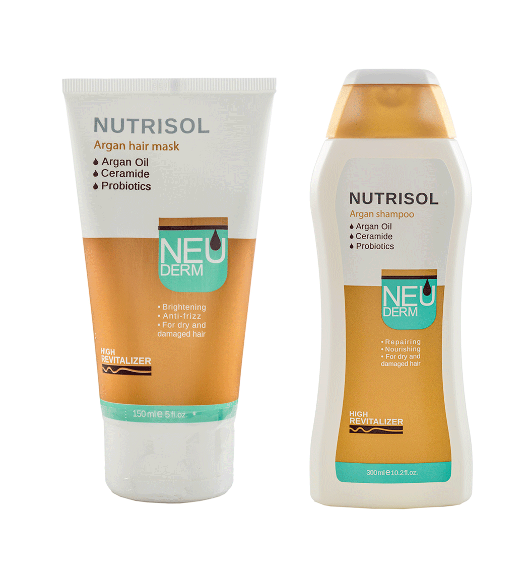 پک شامپو و ماسک مو آرگان نوتریسل حجم 150 میل