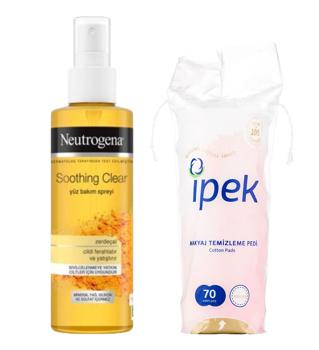 پک پد آرایش پاک کن 70 عددی ایپک به همراه تونیک مخصوص پوست چرب و مستعد جوش حجم 125 میل