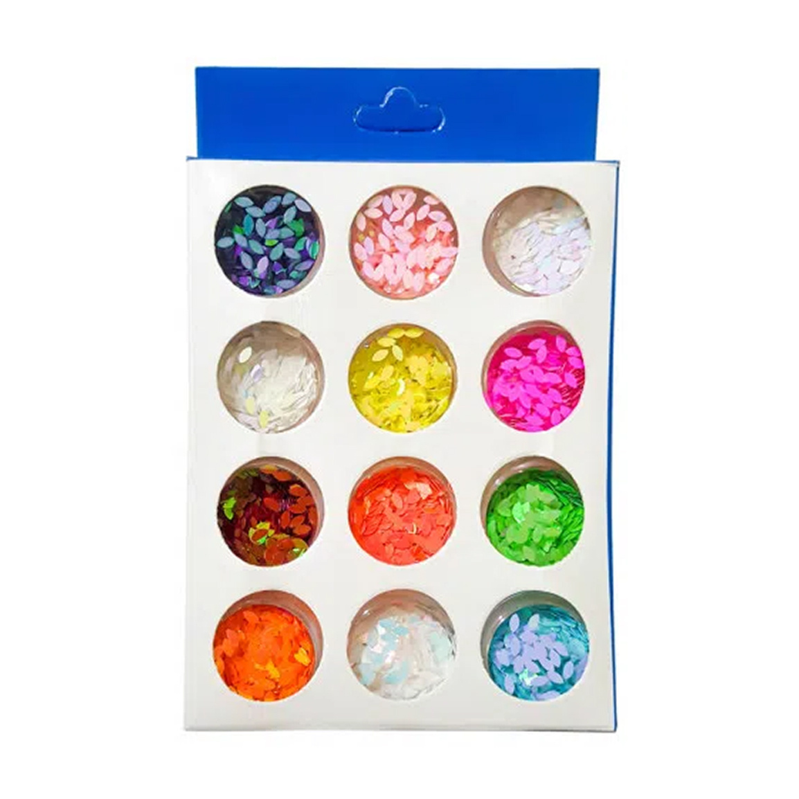 دیزاین ناخن مدل ND-04 طرح برگ بسته 12 عددی