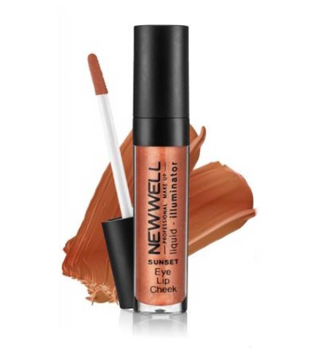 تینت و هایلایتر مایع سه کاره مدل PINK UP