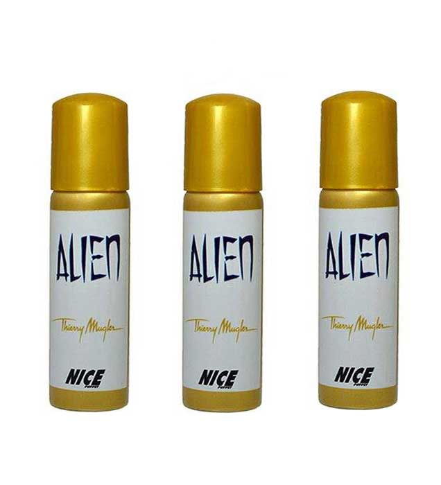 ادوکلن جیبی زنانه مدل Alien حجم 30 میل مجموعه 3 عددی