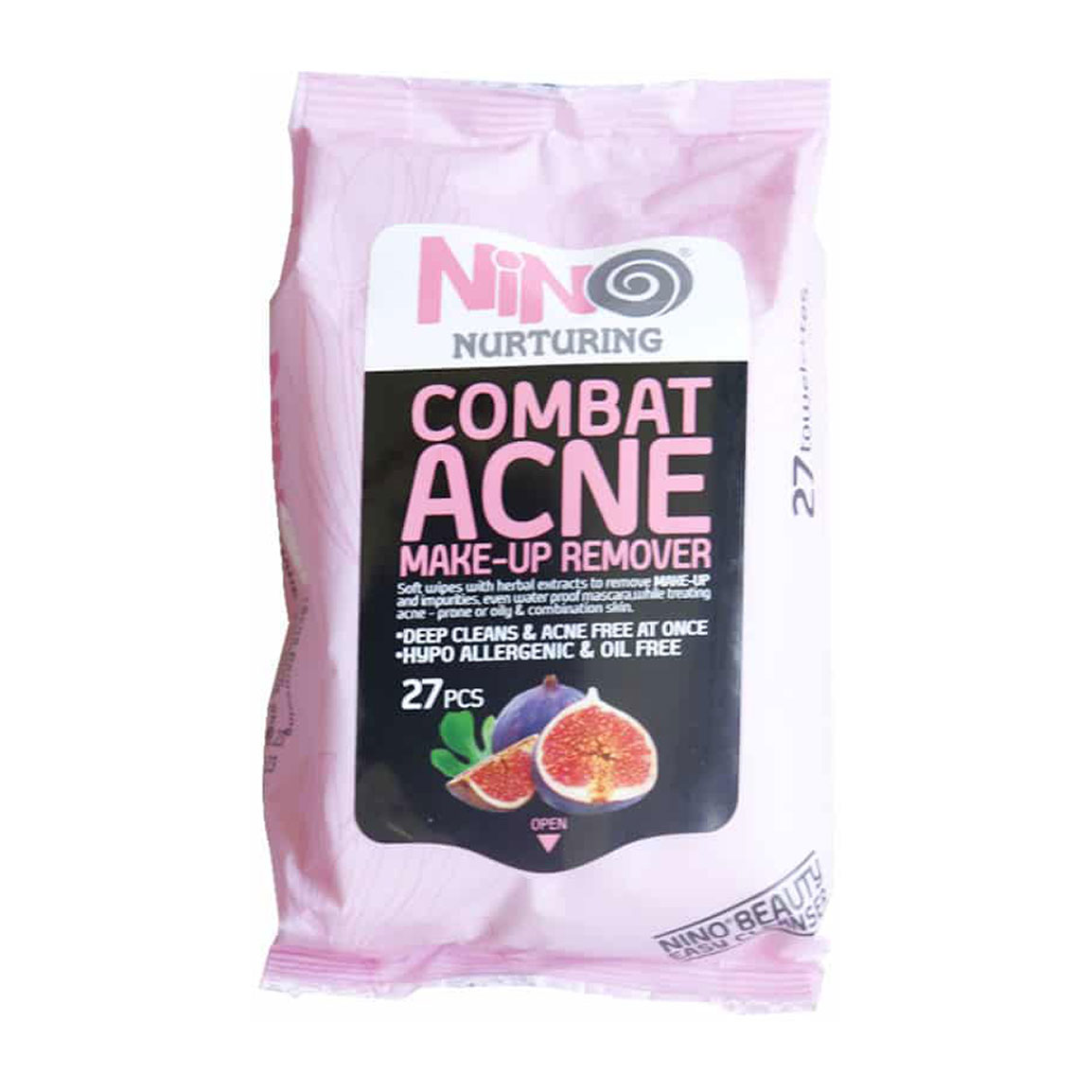دستمال مرطوب پاک کننده آرایش مدل Combat Acne بسته 27 عددی