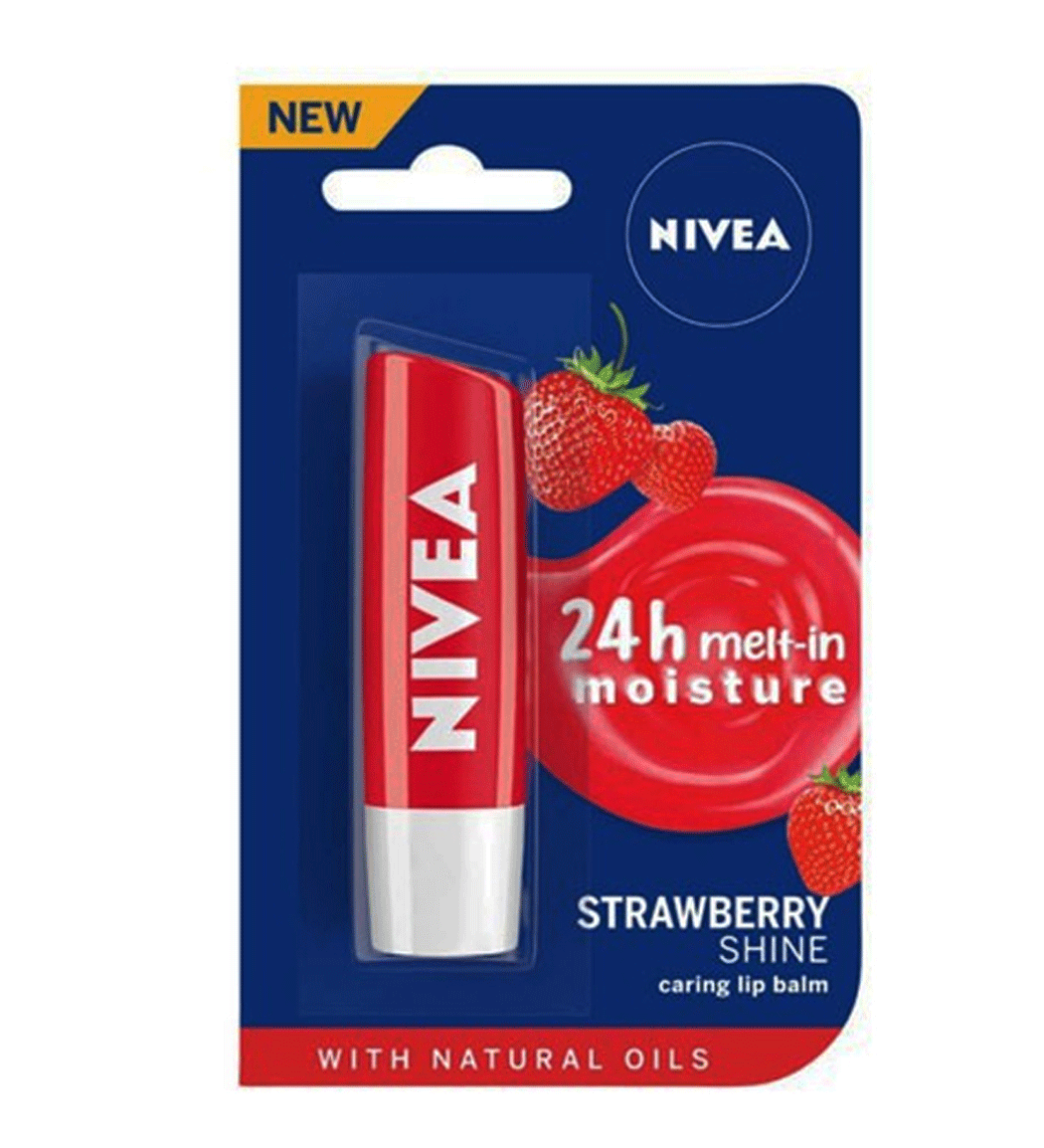 بالم مرطوب کننده لب حاوی عصاره توت فرنگی