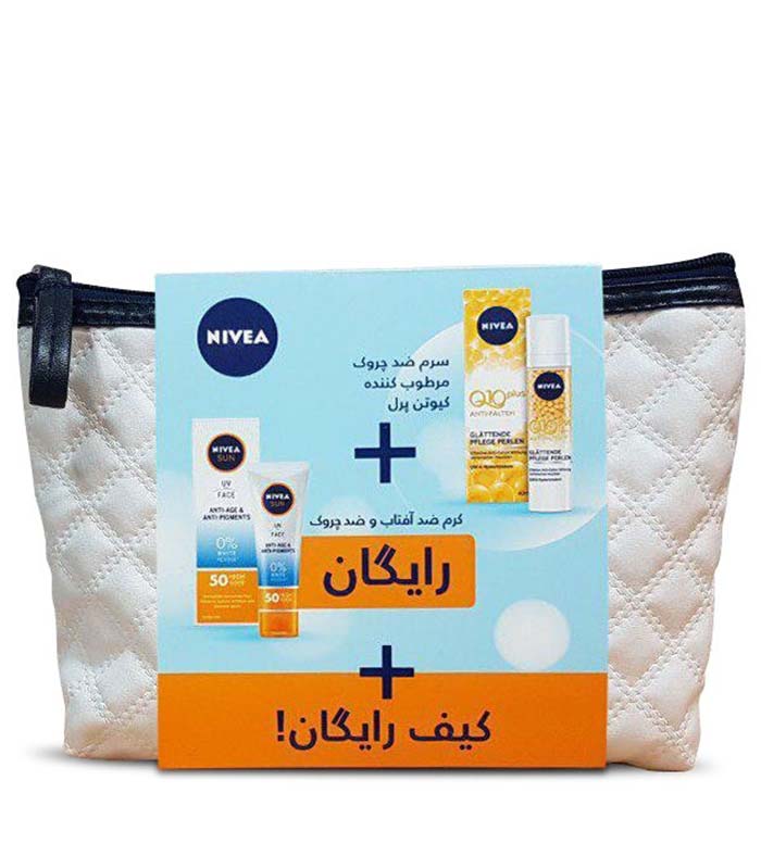 سرم  ضد چروک با کرم ضد  آفتاب و کیف رایگان