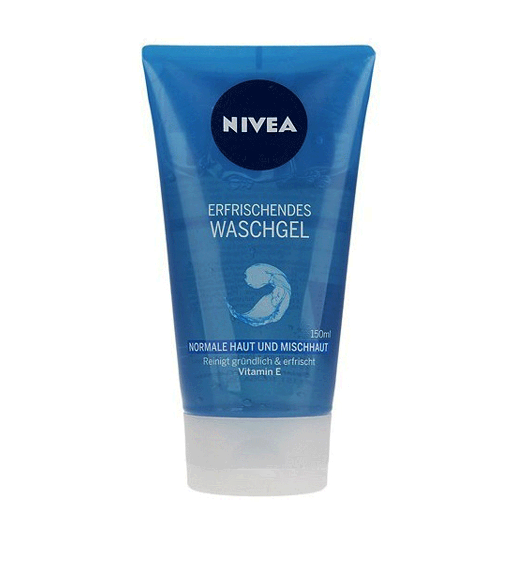 ژل شستشوی صورت حاوی ویتامین E مناسب پوست نرمال و مختلط 150 حجم میل