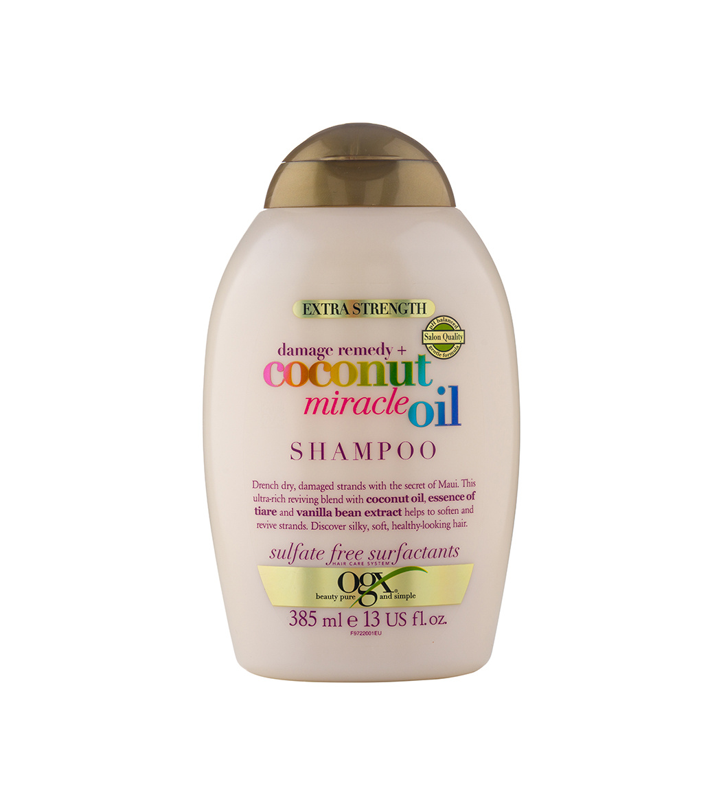 شامپو روغن نارگیل مدل میراکل فاقد سولفات 385 میل