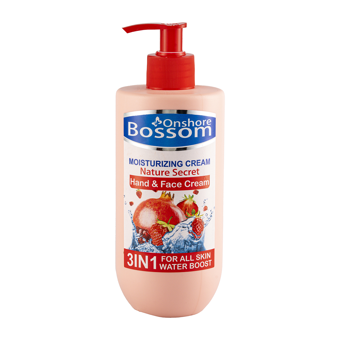 کرم آبرسان دست صورت و بدن حاوی انار حجم 500 میلی لیتر