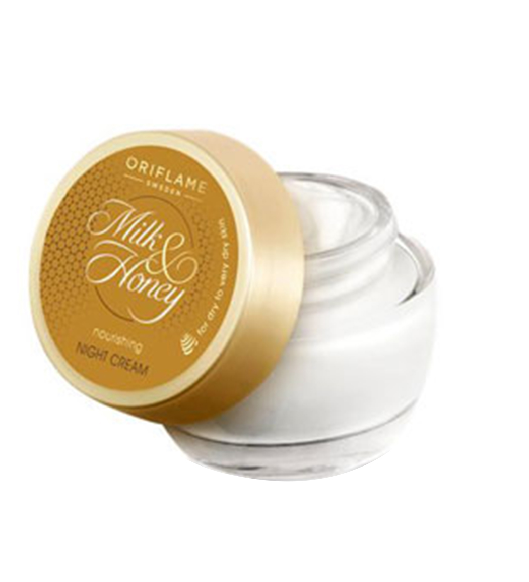 کرم شب مغذی شیر و عسل گلد