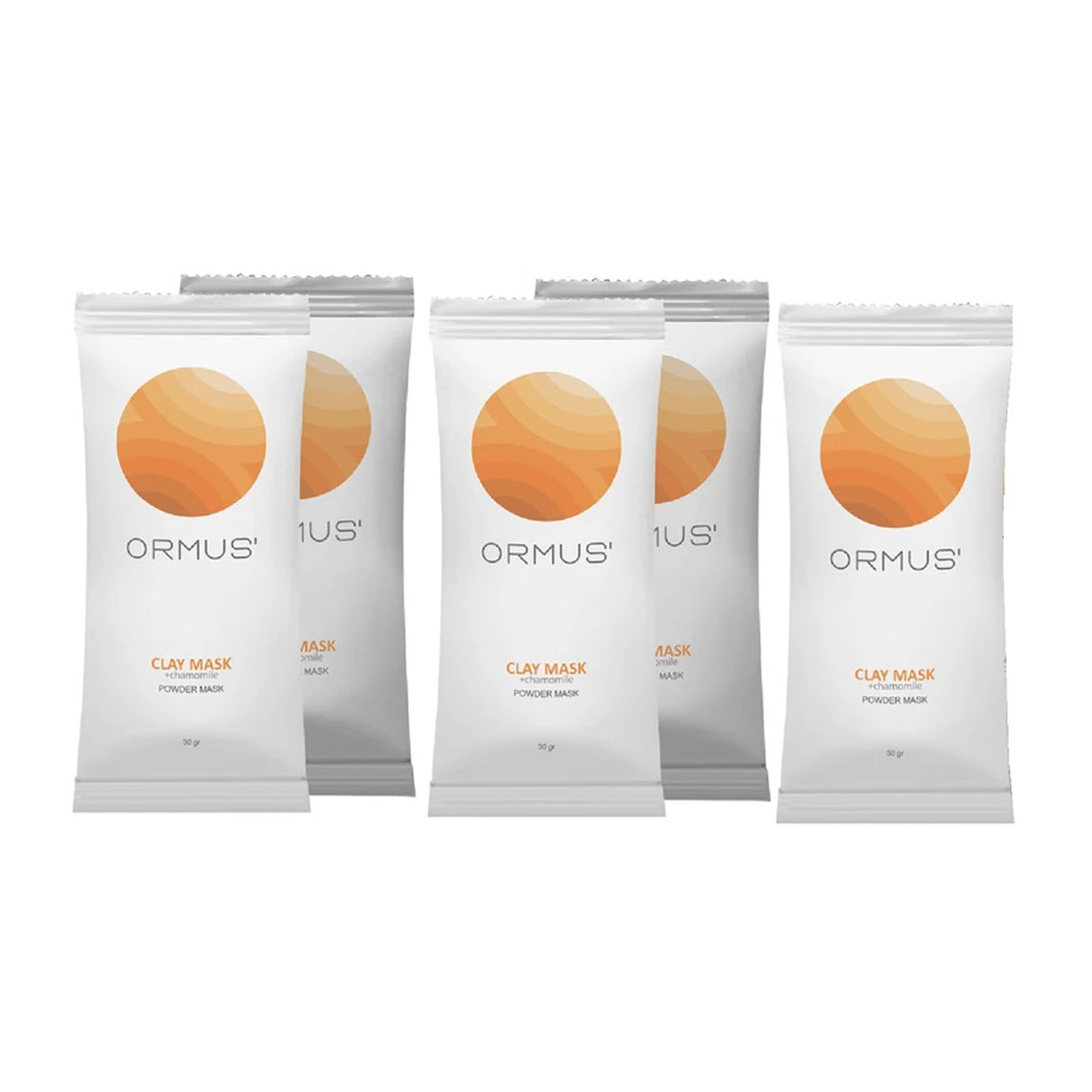 پک 5 عددی ماسک پودری صورت مناسب انواع پوست وزن 30 گرم