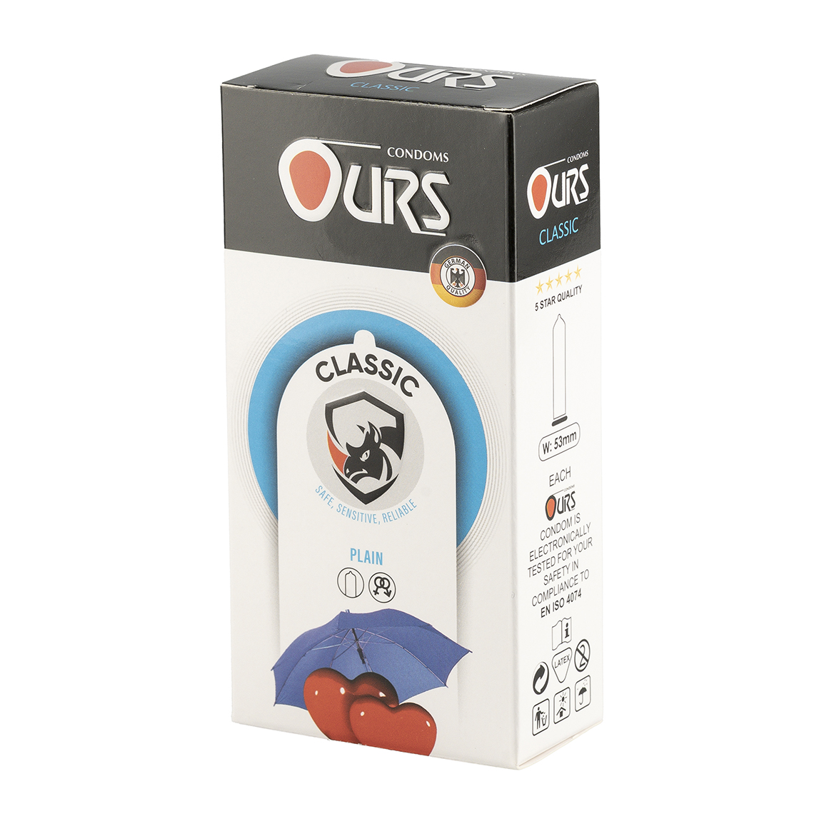 کاندوم مدل CLASSIC بسته 12 عددی