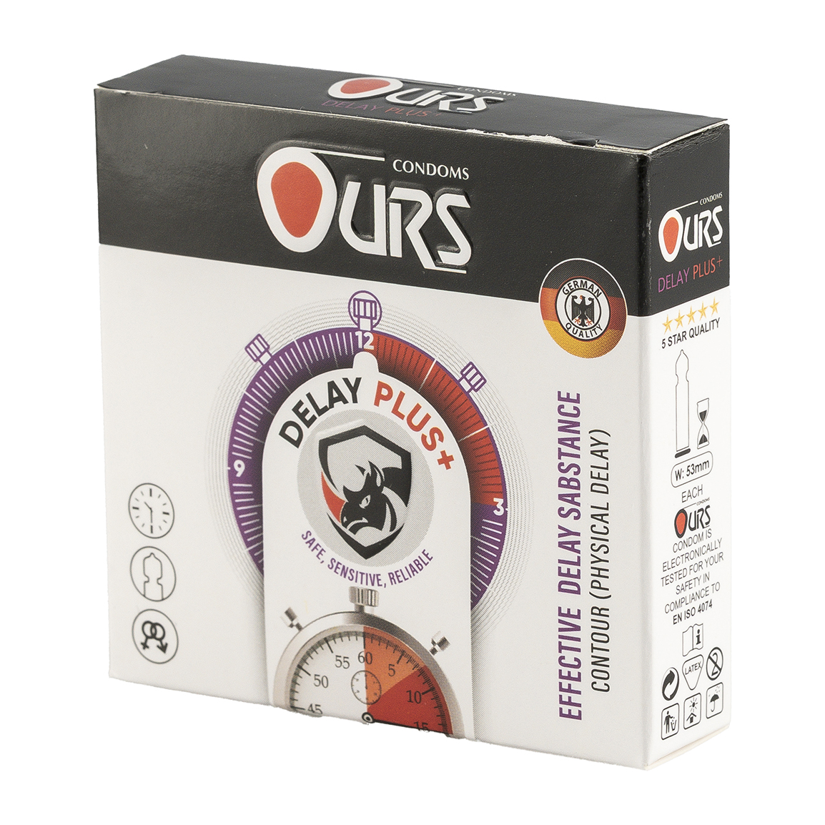 کاندوم مدل DELAY بسته 3 عددی