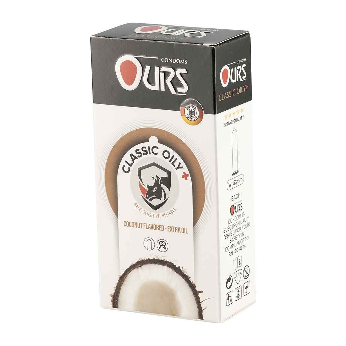 کاندوم مدل OILY بسته 12 عددی