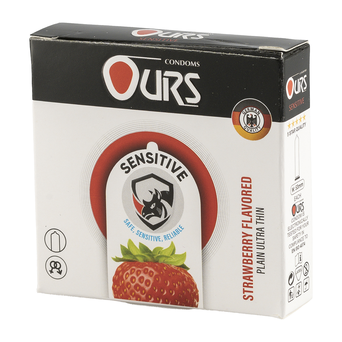 کاندوم مدل SENSETIVE بسته 3 عددی